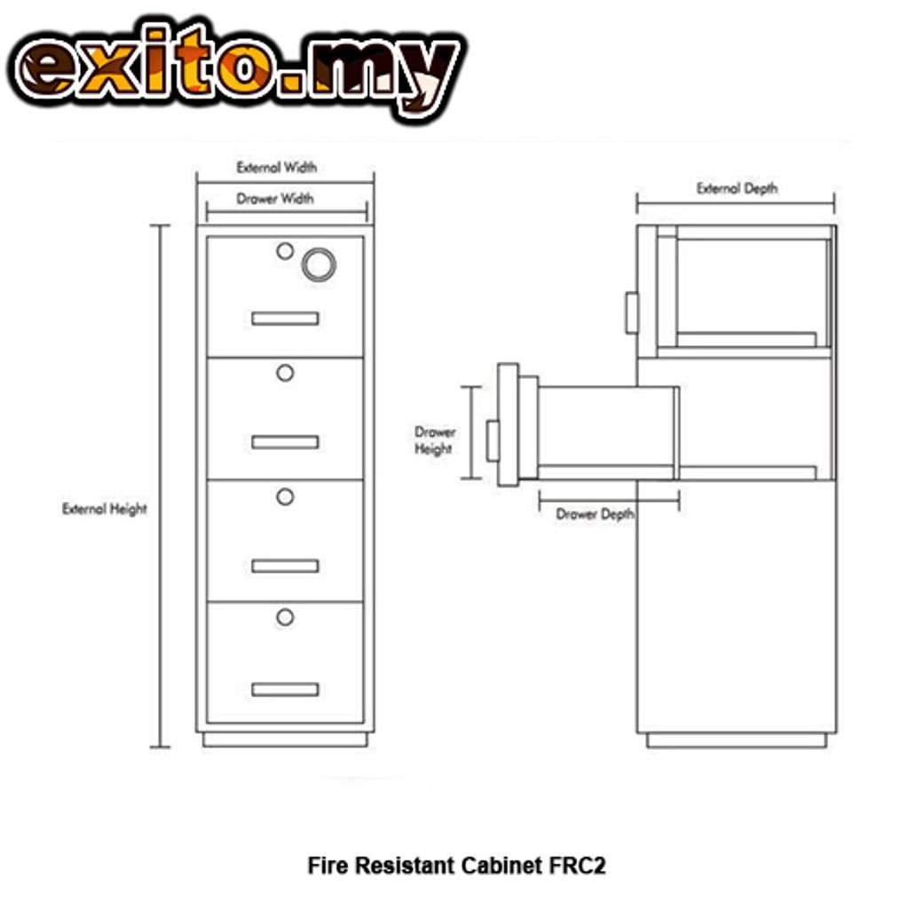Fire Resistant Cabinet FRC2 3