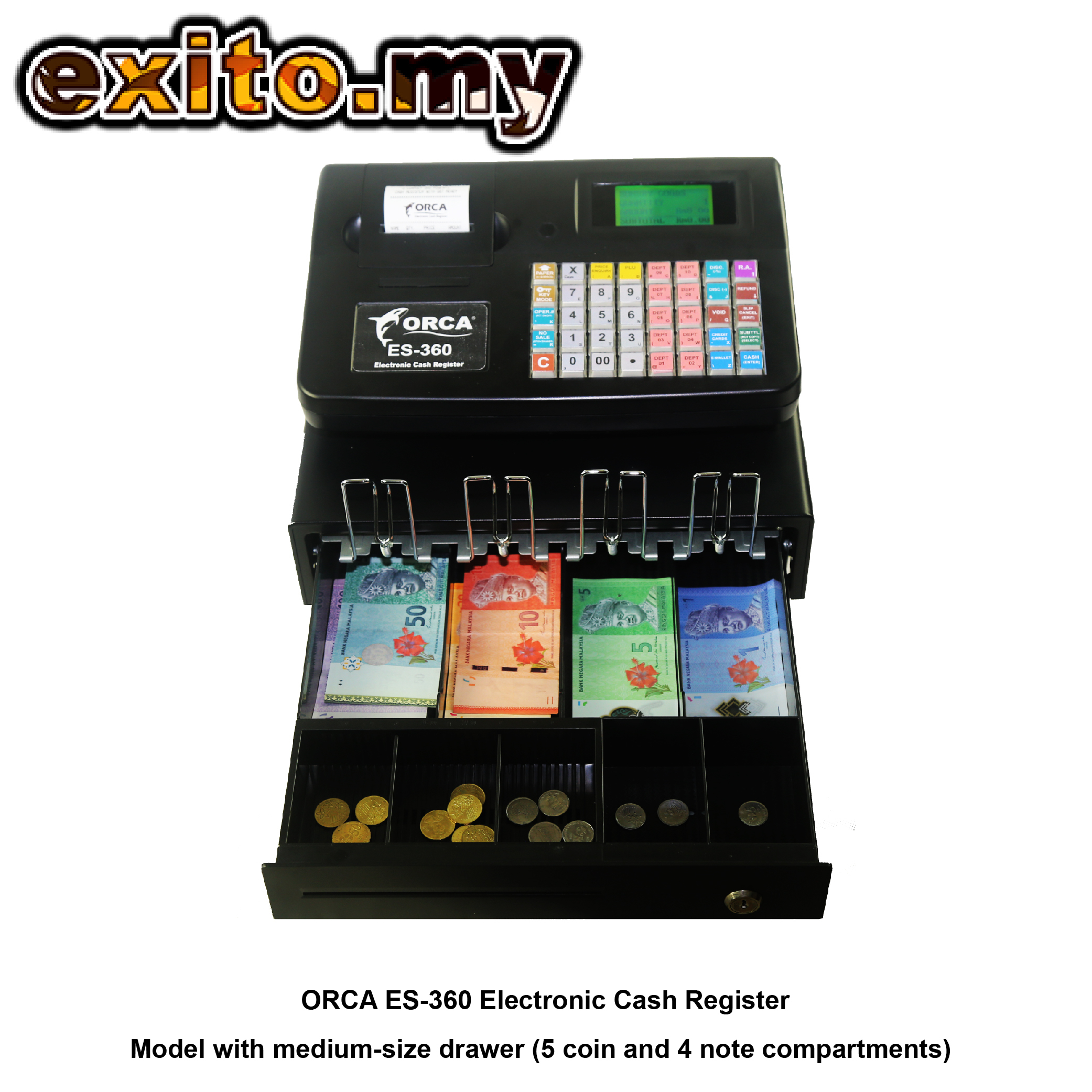 4 ORCA ES-360 Electronic Cash Register
