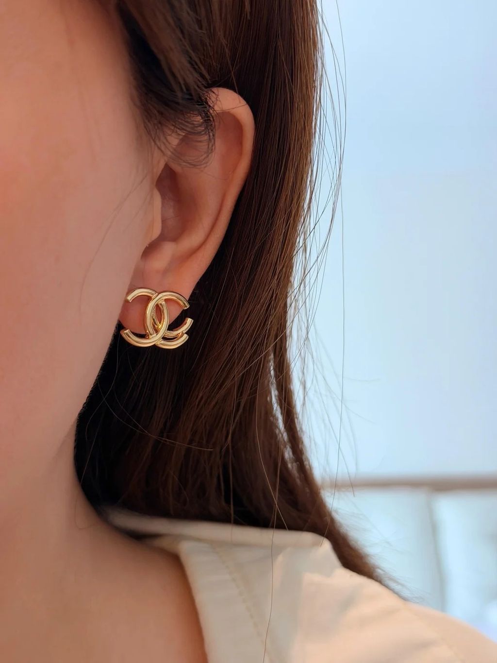 chanel26耳钉✨金色耳钉真的高级百搭，吼吼看_8_桑笙奢品_來自小紅書網頁版