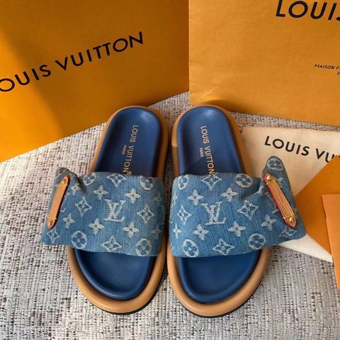 LV POOL PILLOW 平底拖鞋  1ACJVH 3