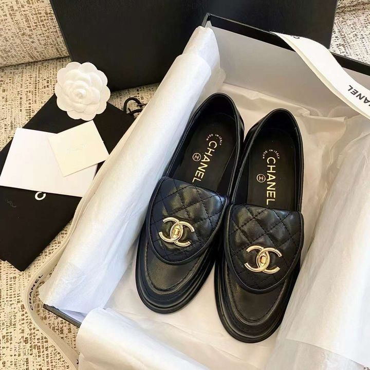 CHANEL 書包釦英倫樂福鞋2