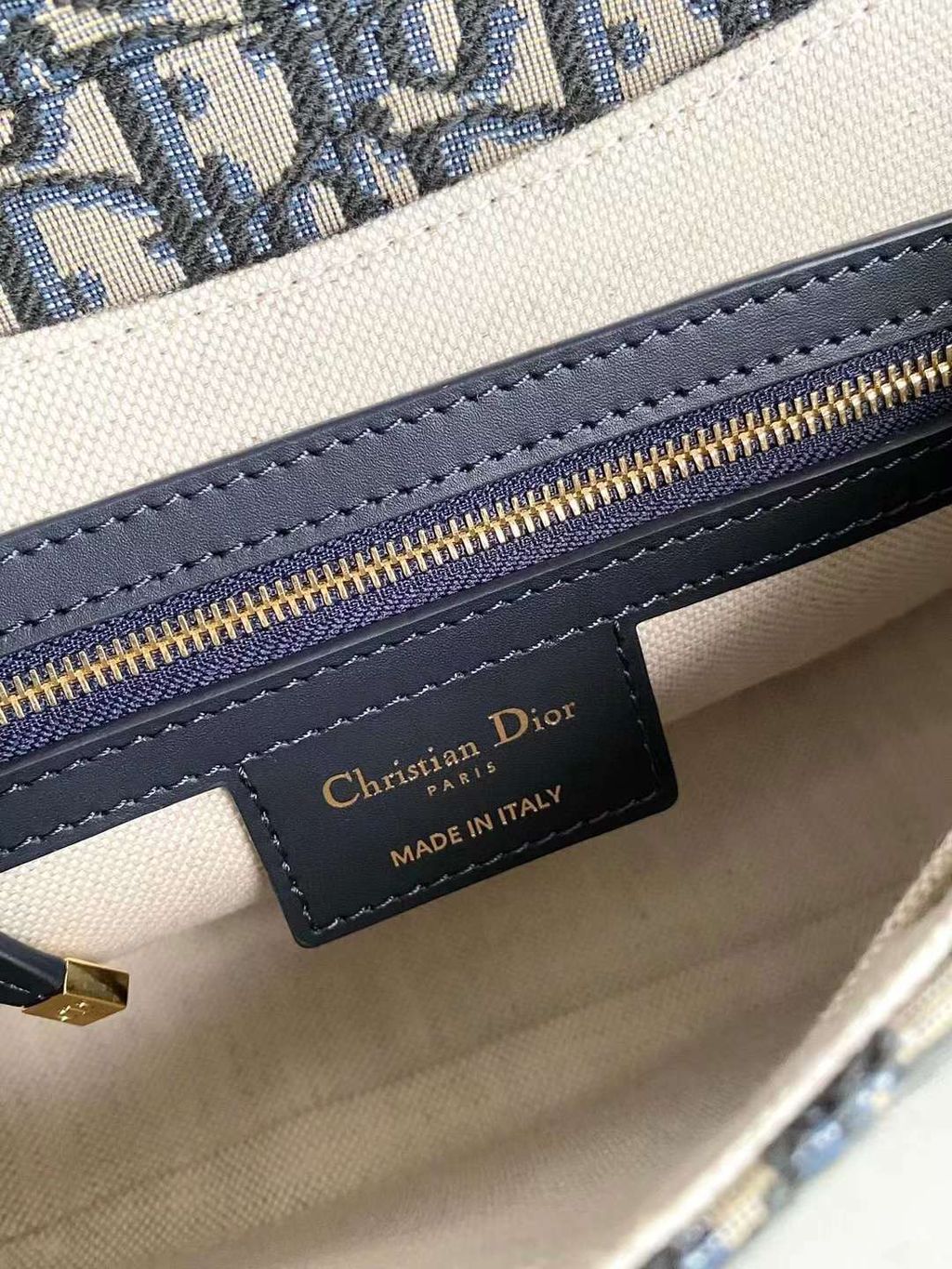 DIOR BESACE 馬鞍包 小號 老花藍4