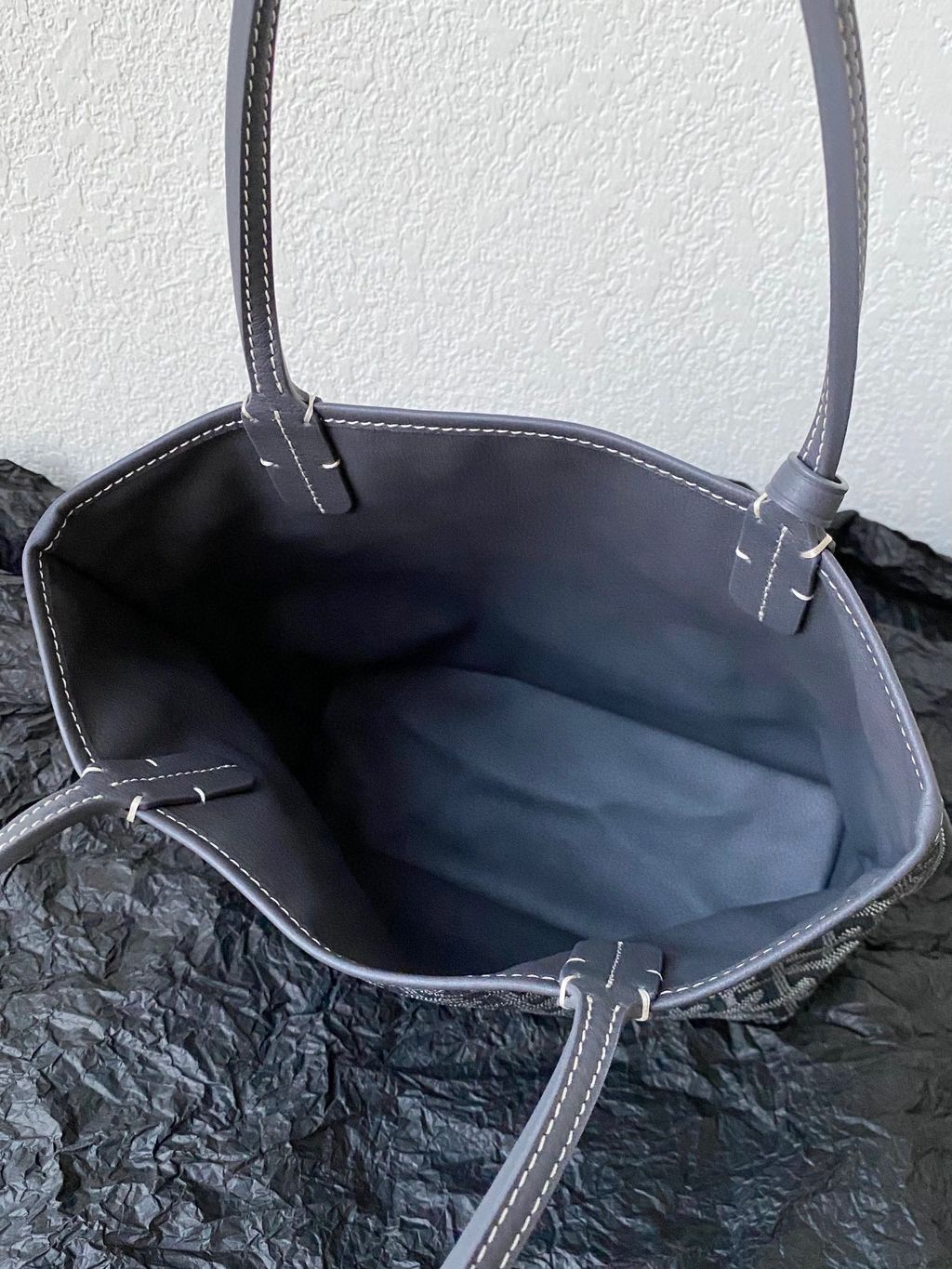 GOYARD MINI TOTE 雙面購物包 托特包 灰色 現貨 24H 寄出 5