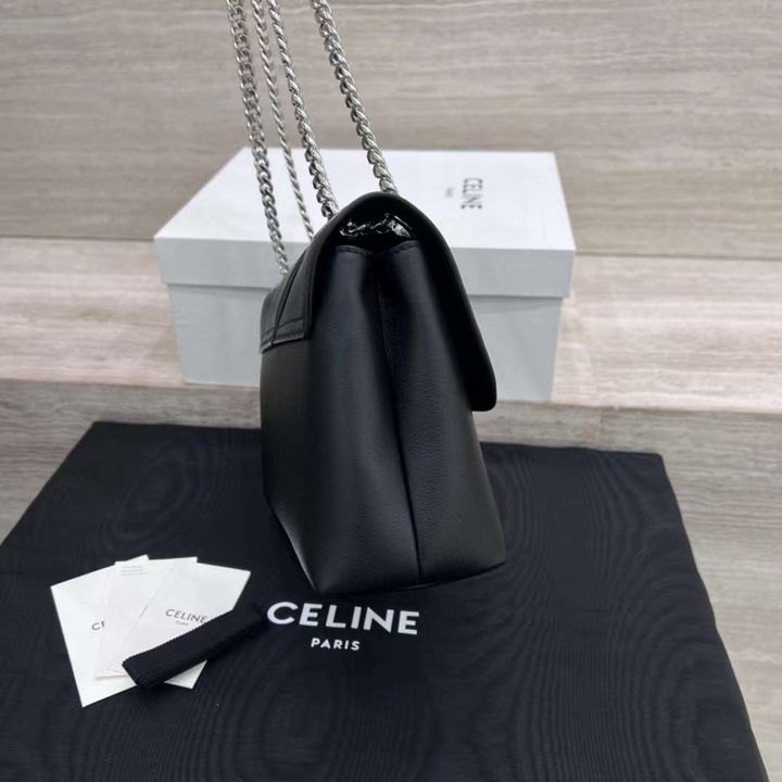 CELINE TEEN VICTOIRE 手袋 黑銀款 小號:中號1