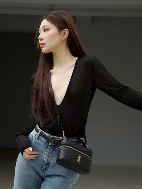 YSL～GABY VANITY BAG 小羊皮肩带手拿_4_S.S休_来自小红书网页版