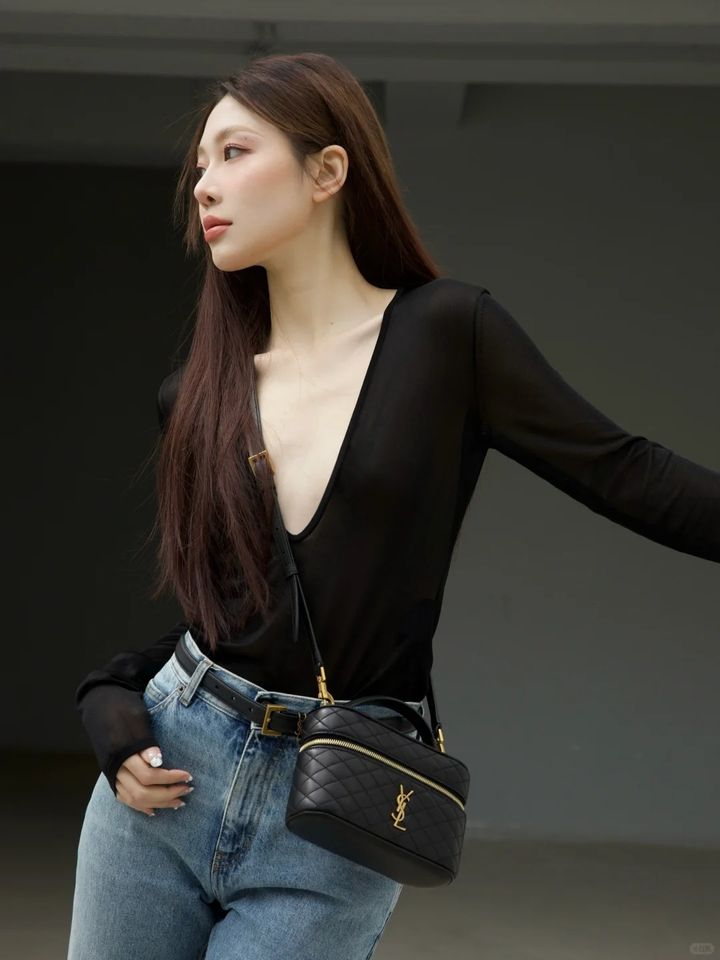 YSL～GABY VANITY BAG 小羊皮肩带手拿_4_S.S休_来自小红书网页版
