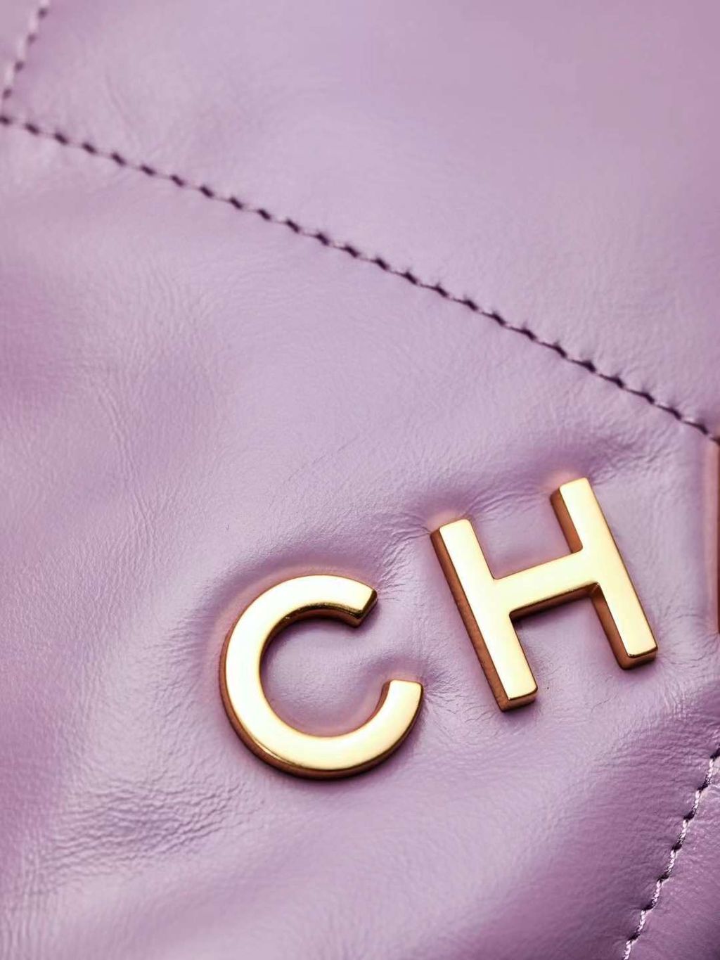 CHANEL 22BAG MINI 香芋紫小水桶包  8