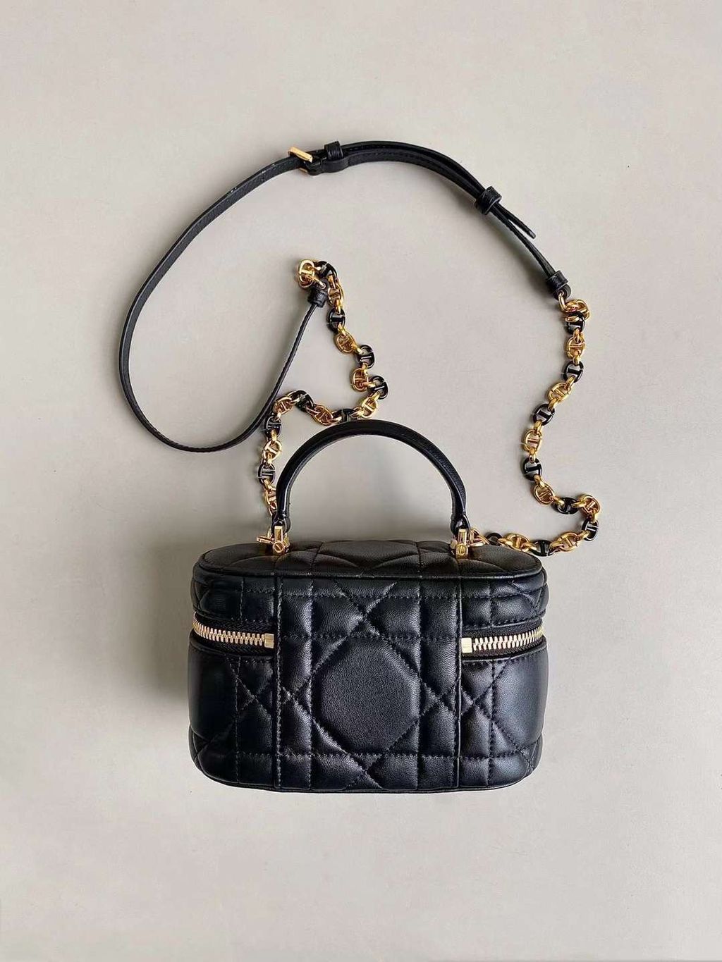 DIOR CARO MINI VANITY 化妝盒包 黑色 2