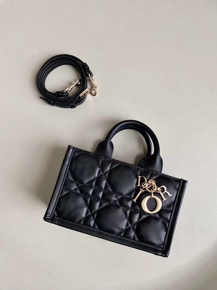 DIOR BOOK TOTE MINI 背帶托特包 黑色 1