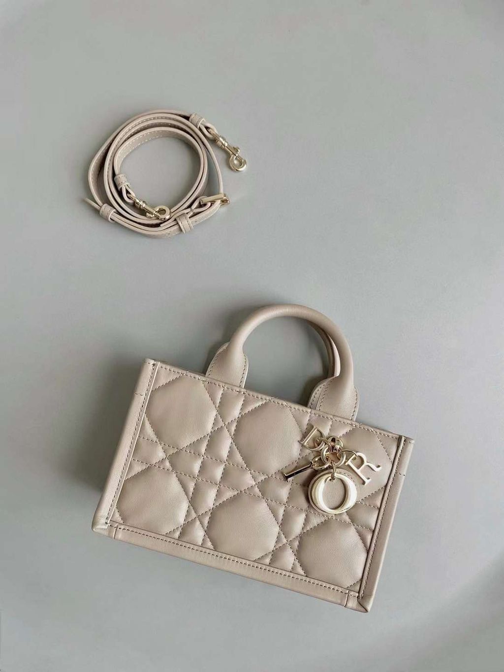 DIOR BOOK TOTE MINI 背帶托特包 米色 1