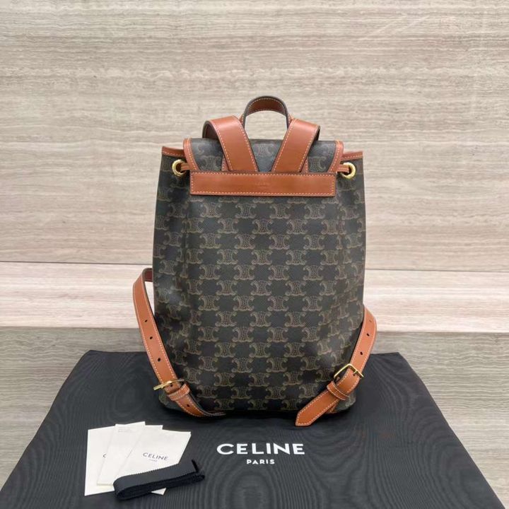CELINE FOLCO 老花雙肩後背包 中號 1