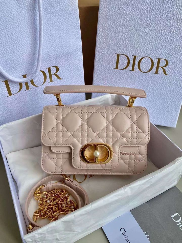 DIOR JOLIE 手袋 胭脂粉色  JISOO同款