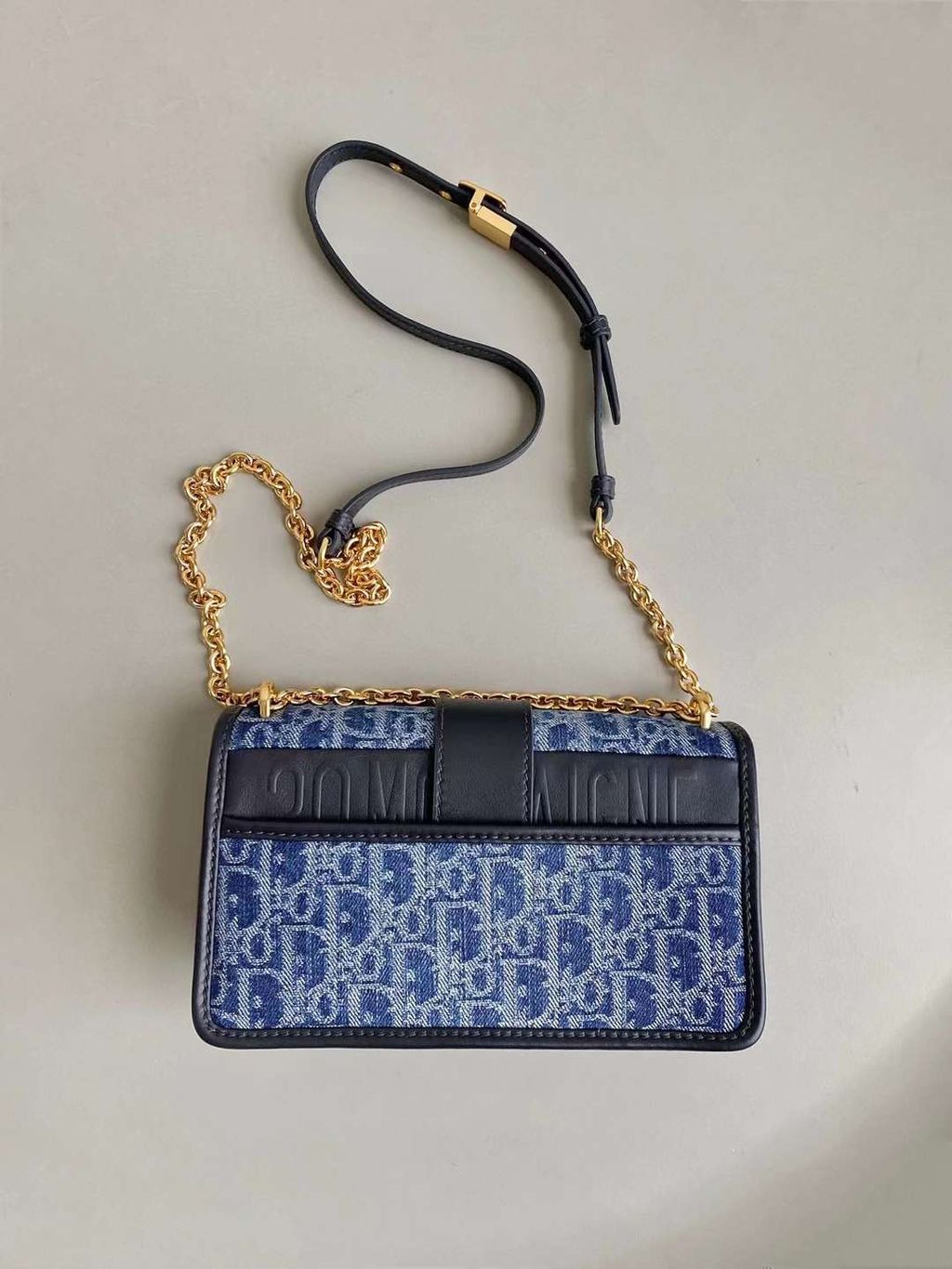  DIOR 30 MONTAIGNE CD 蒙田包 鏈條款 小號 最新牛仔藍2