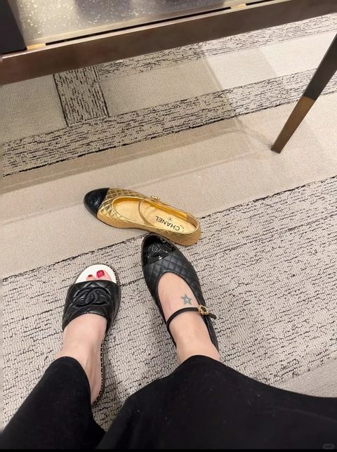 Chanel 25A小羊皮双C菱格玛丽珍_1_是彤宝哟🐰_来自小红书网页版