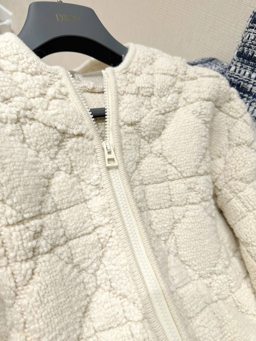 Dior这件羊羔毛连帽！奶fufu的菱格纹 ✨_7_图图_来自小红书网页版