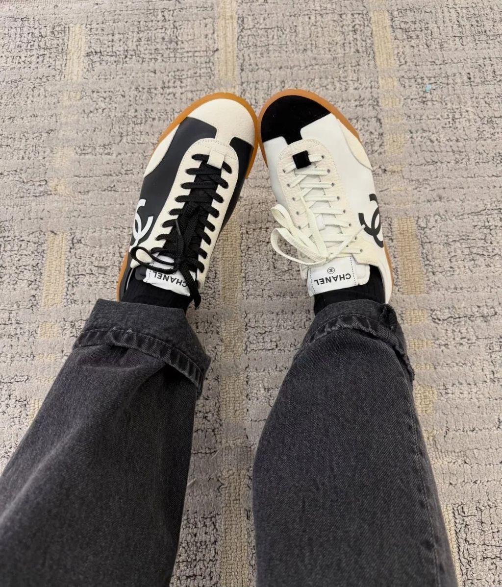 Chanel26p新款德训鞋🐼熊猫配色很好看呀！_1_LOCKER惠华潮奢_来自小红书网页版