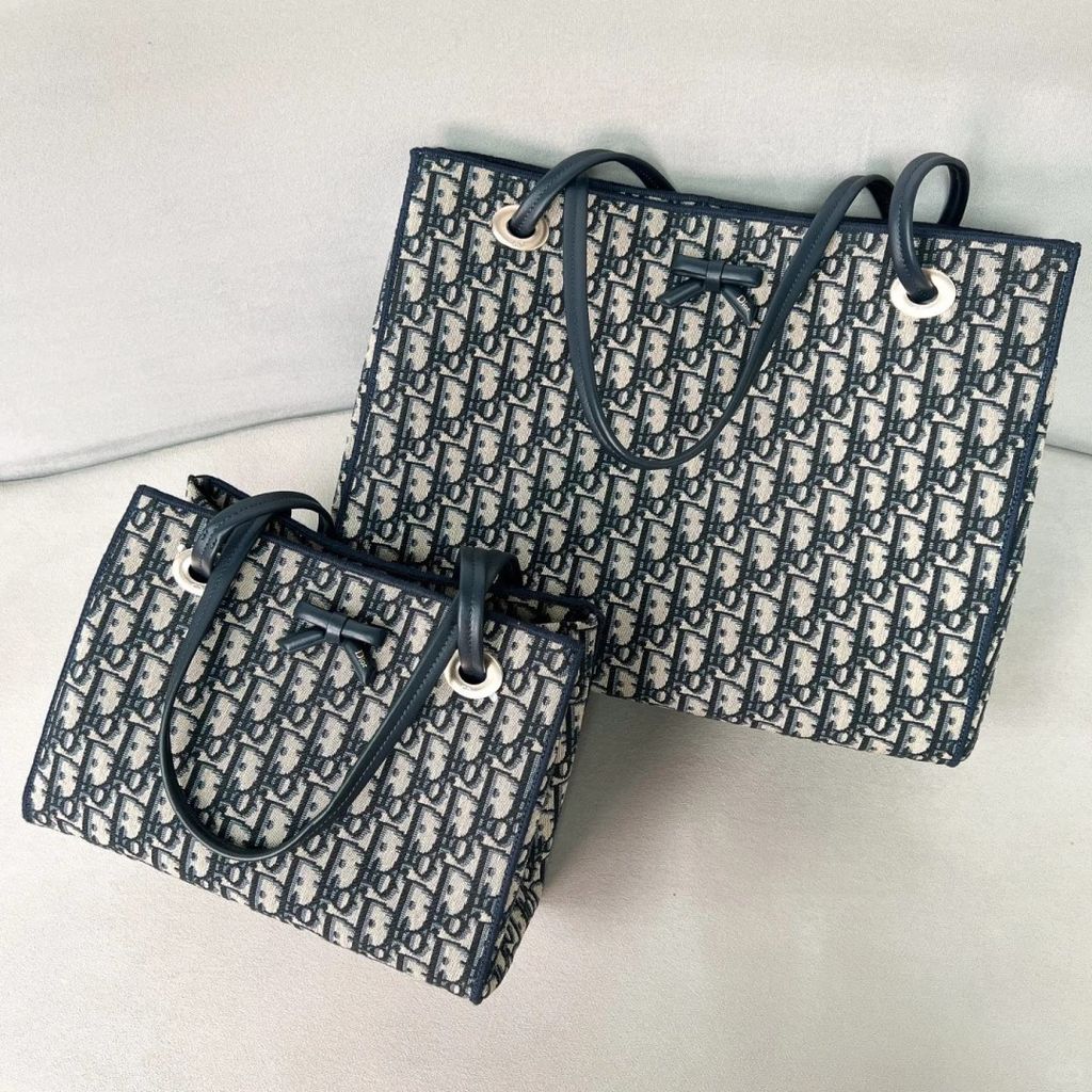 Dior 蝴蝶结系列Oblique Bow老花购物袋_1_EclatLuxe奢品_来自小红书网页版