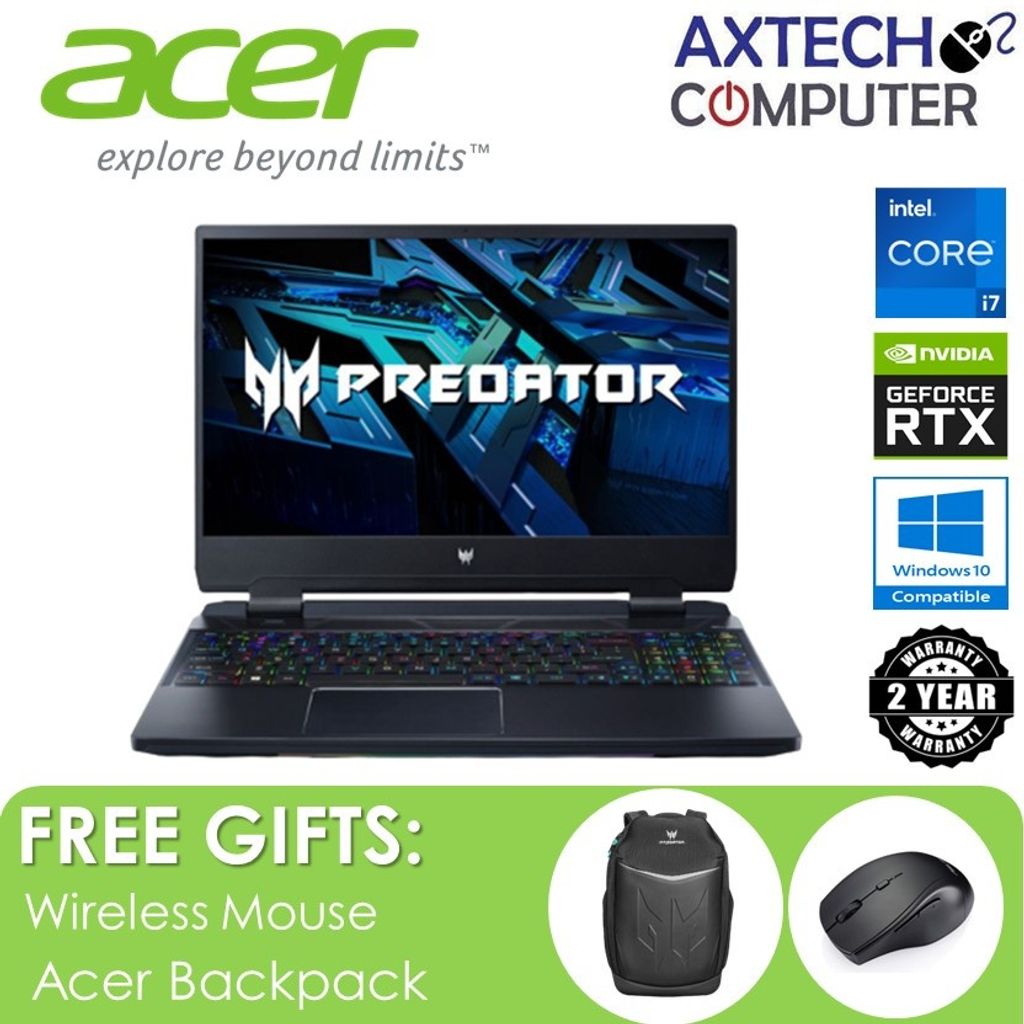 Acer Predator Helios 300 PH317-56-73DK 17.3" FHD 165Hz Gaming Laptop (  I7-12700H, 16GB, 512GB SSD, RTX3060 6GB, W11 ) – AX TECH COMPUTER SDN BHD