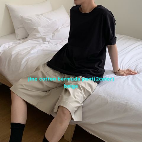 jino cotton bermuda pant-be