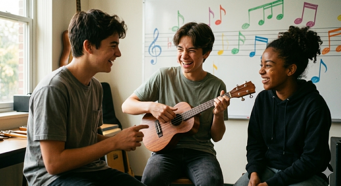 音樂課不只有 C Major，還有滿屋子的笑聲與創意！