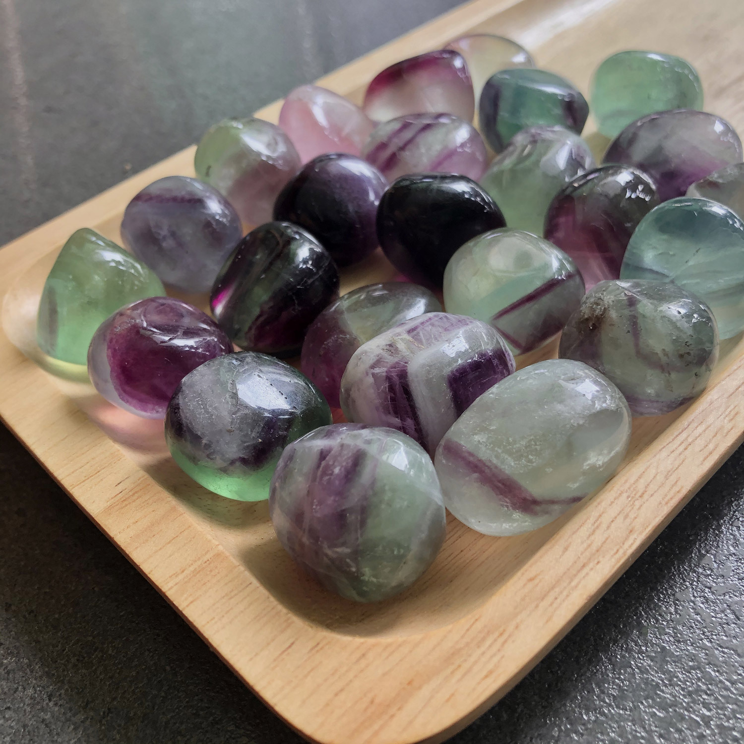 Tumbles - Rainbow Fluorite - 2.jpg