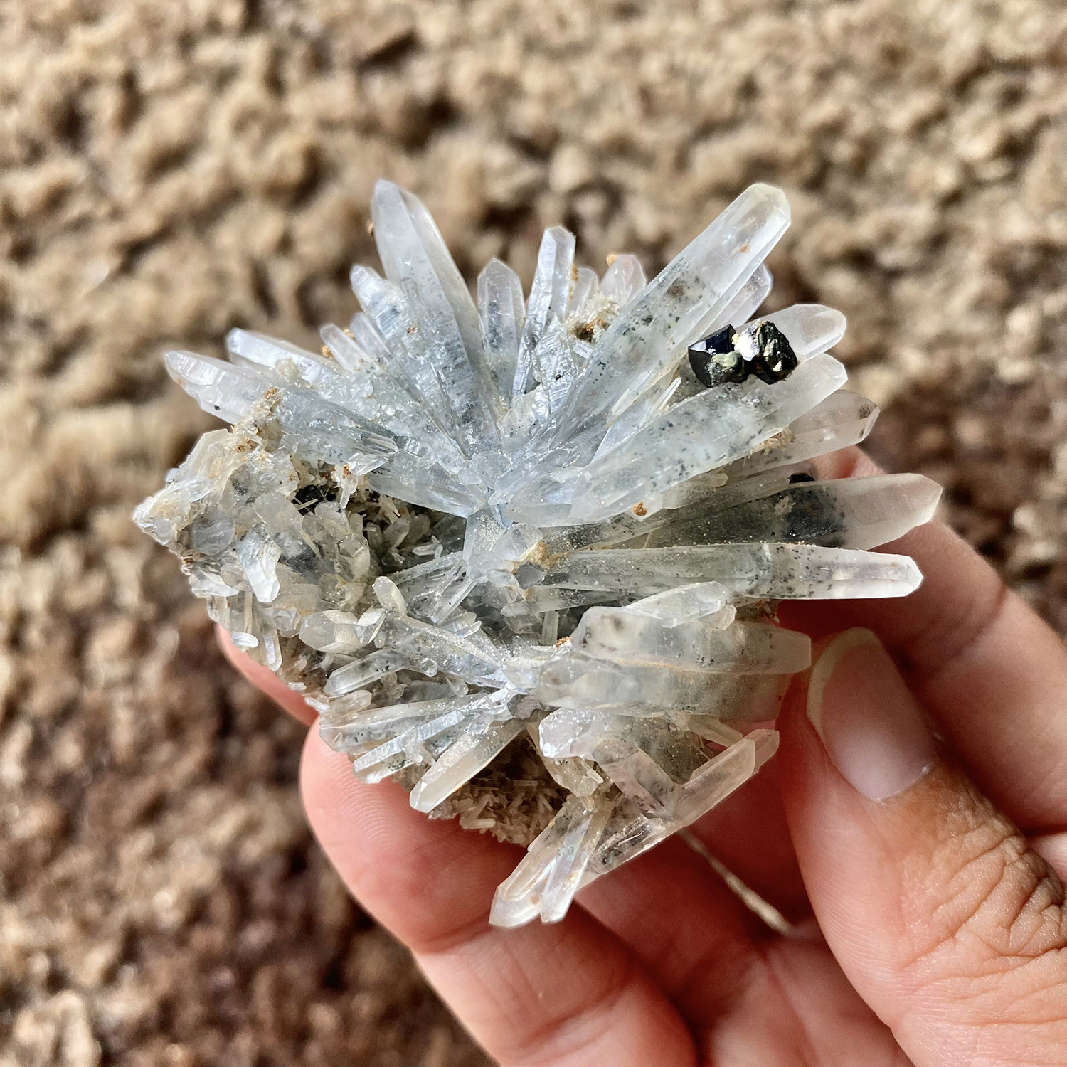 Cluster - Quartz Sphalerite Chloride - 3.jpg