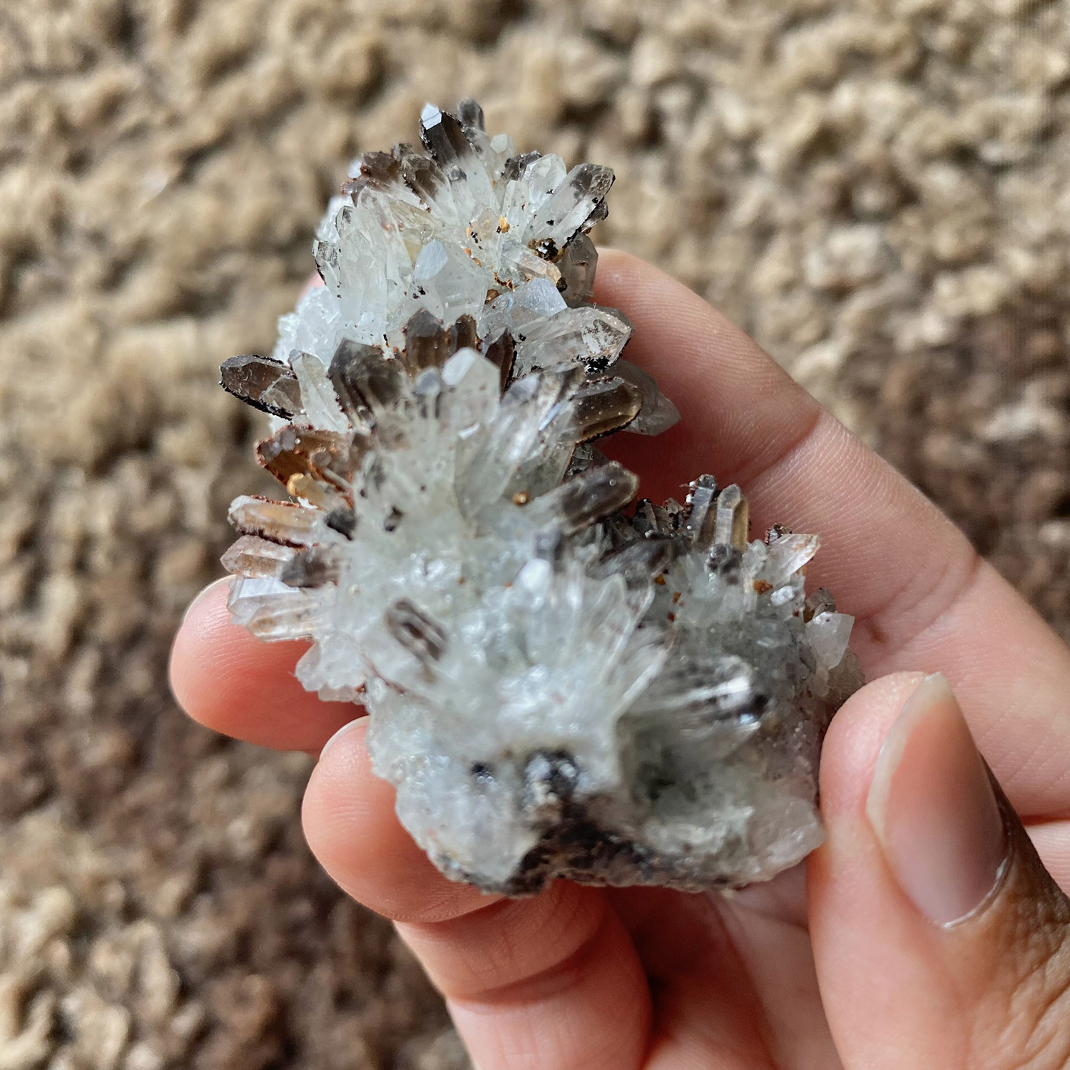 Cluster - Quartz with Hematite - 6.jpg