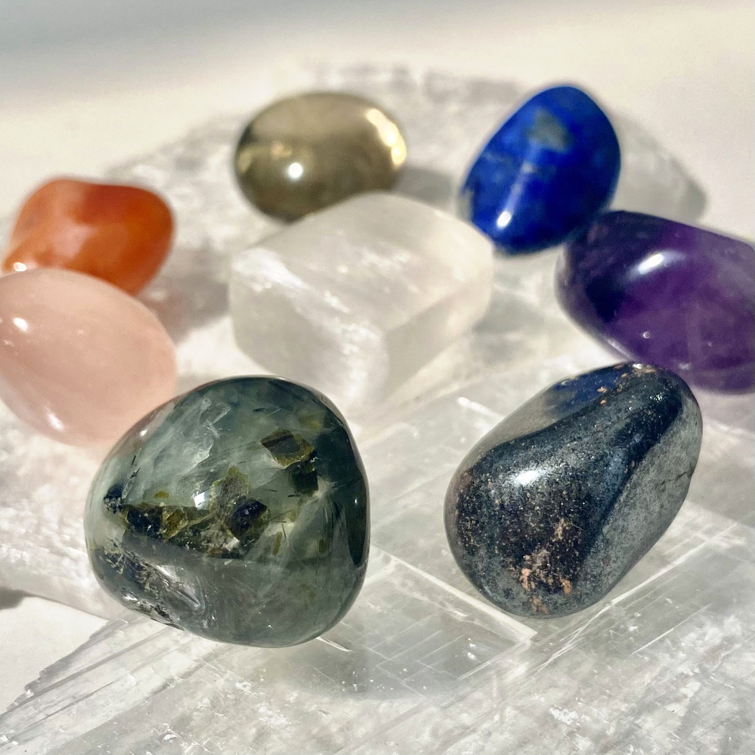 Chakra Set - tumbled - 3