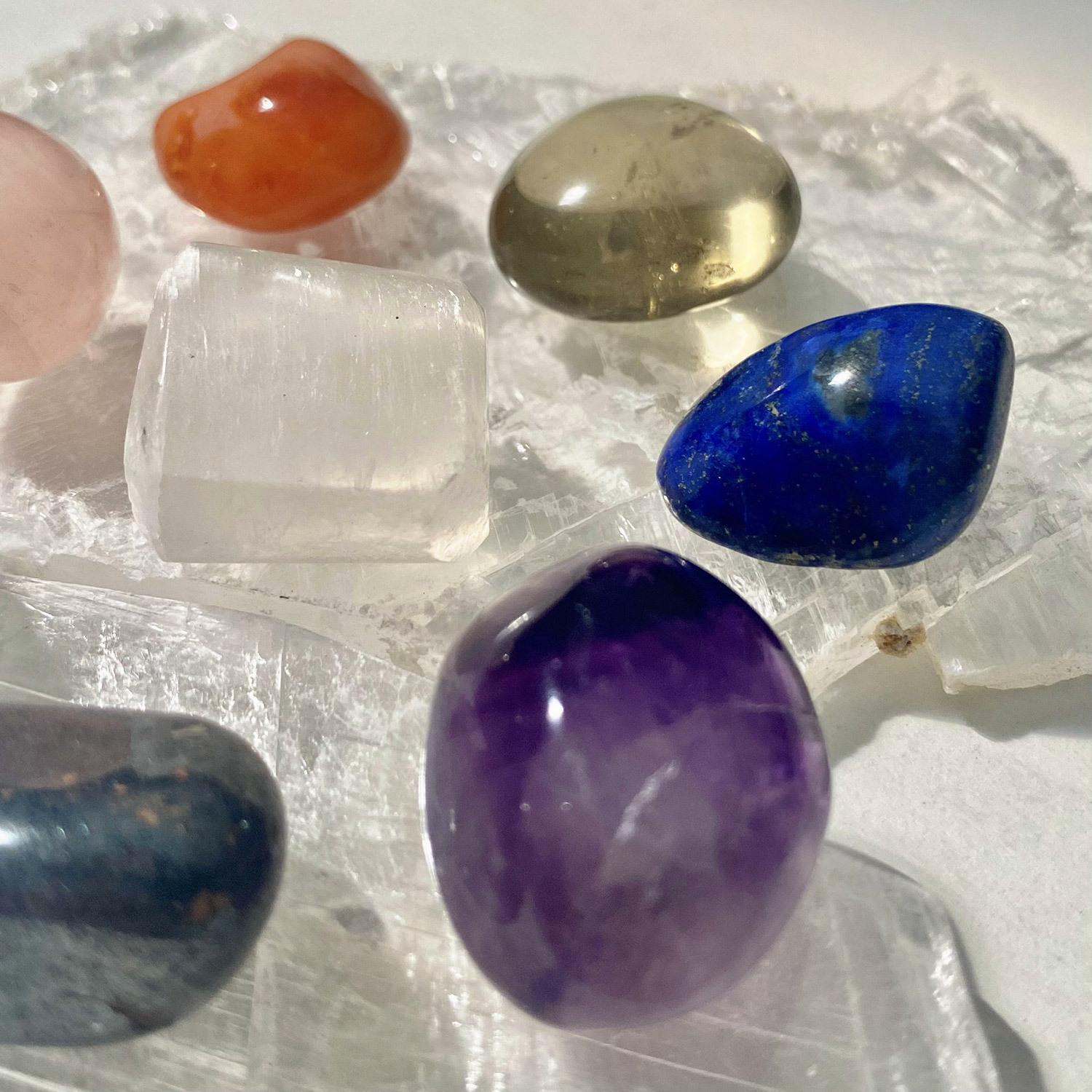 Chakra Set - tumbled - 5