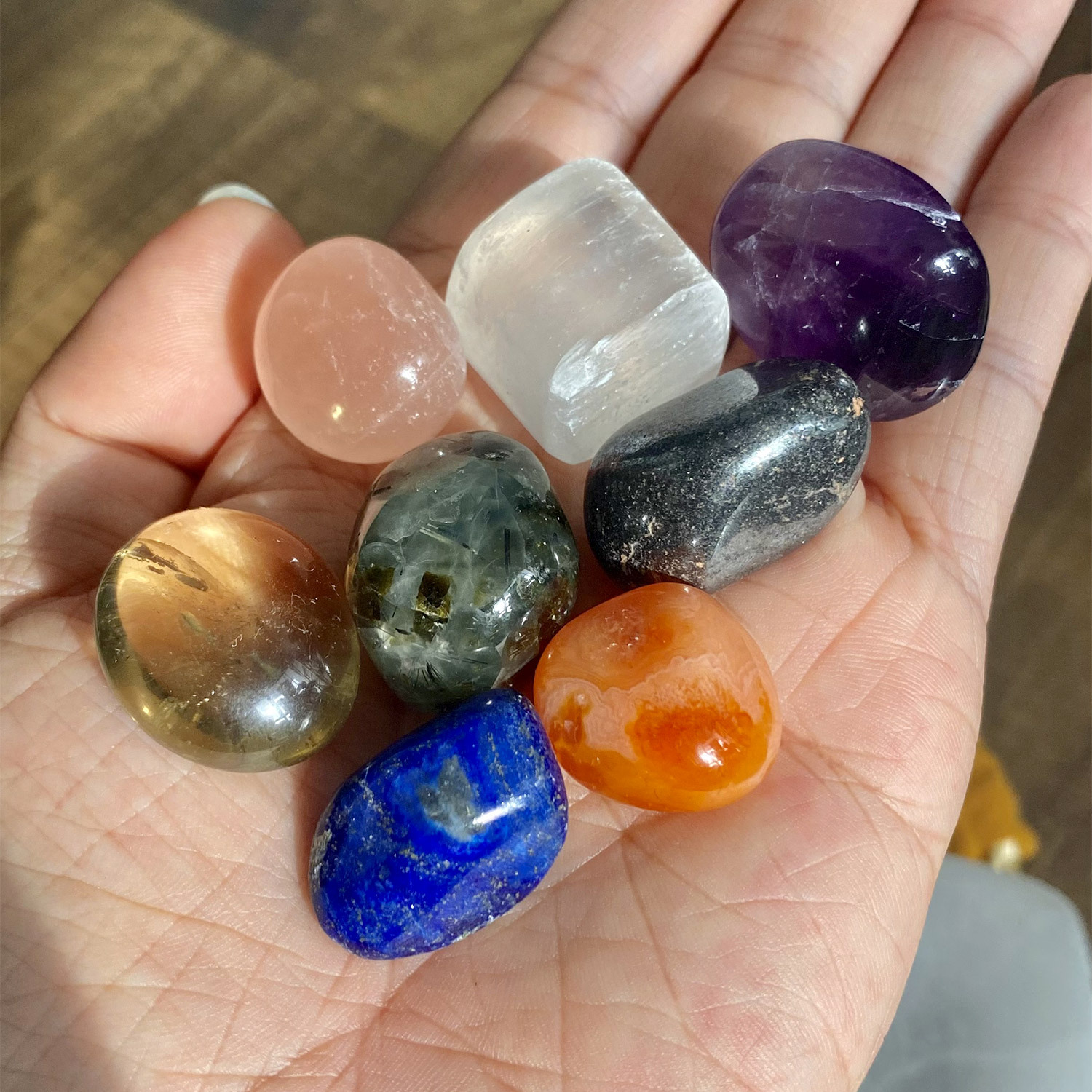 Chakra Set - tumbled - 6