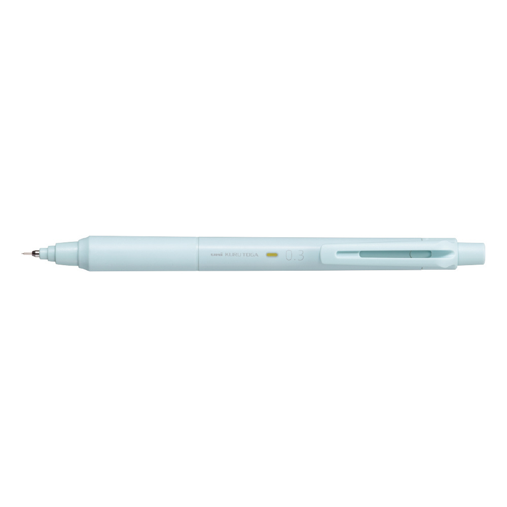 Porte-Mine Uni Kuru Toga KS 0,5mm Vert Herbe - Mécanisme Rotation Mèche, Poignée Élastomère