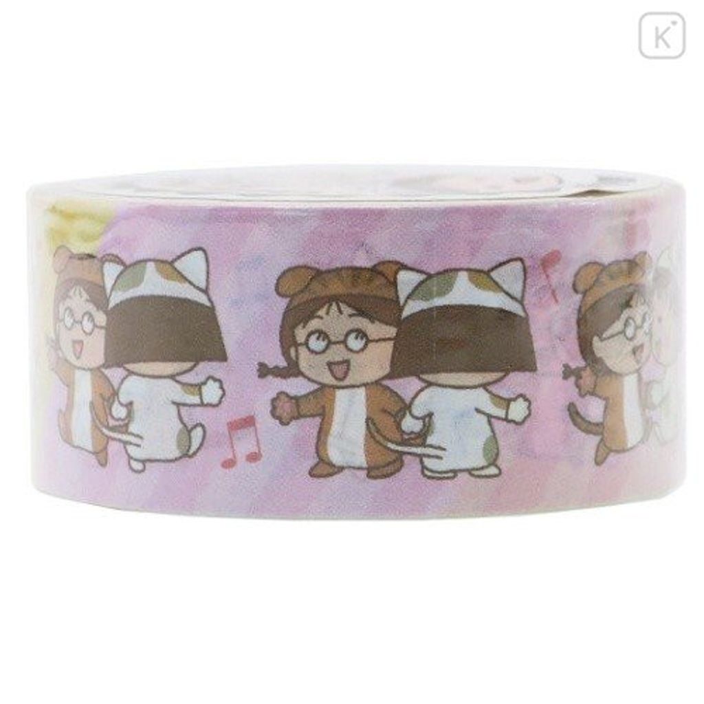 japan-washi-masking-tape-chibi-maruko-chan-friend-yellow-pink (2)