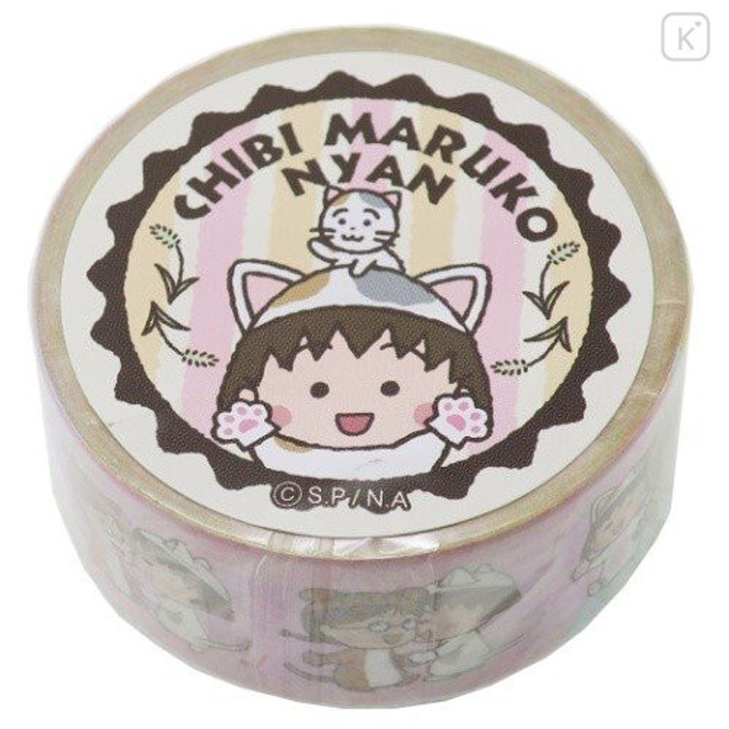 japan-washi-masking-tape-chibi-maruko-chan-friend-yellow-pink