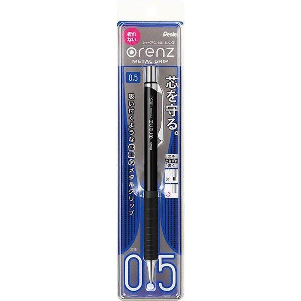 pentel-xpp1005g2-orenz-low-center-of-gravity-metal-0-5mm-non-stop-core-mechanical-pencil-black-chl-store-4