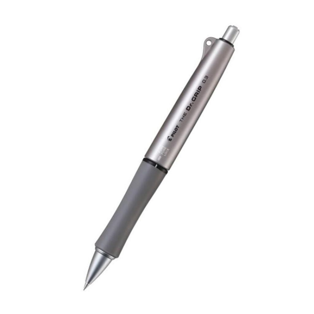 PILOT-THE-Dr.-Grip-0.3mm-Mechanical-Pencil-HTDG-13-GM-Gun-Metallic-4902505664120-1-800x800