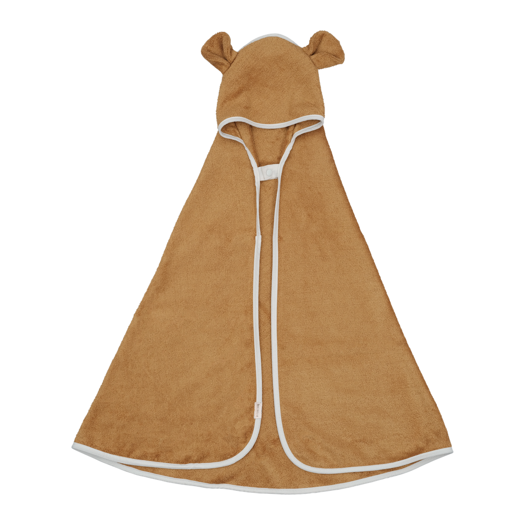 Hooded Baby Towel - Bear - Ochre 芥末黃熊(primary).png