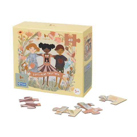 Puzzle 49pcs - Let's Play Together (primary)