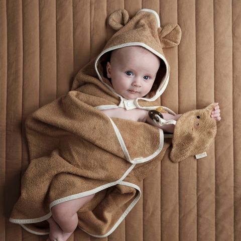 Hooded Baby Towel - Bear - Caramel 21.jpg