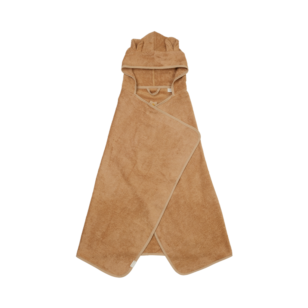 Hooded Junior Towel - Bear - Caramel 焦糖棕熊(primary)