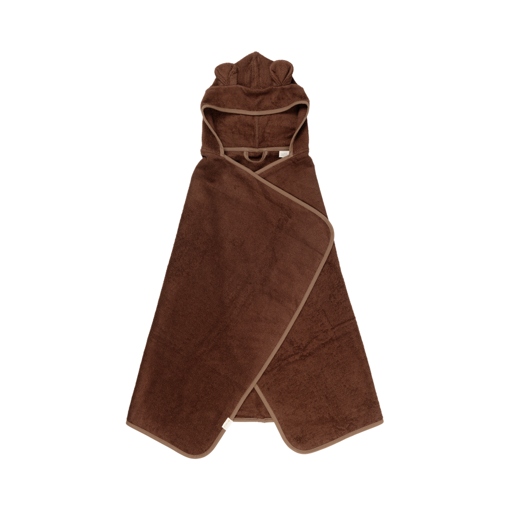 Hooded Junior Towel - Bear - Chocolate 巧克力熊(primary)