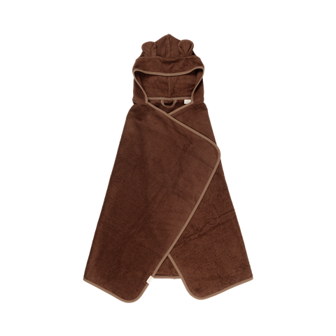 Hooded Junior Towel - Bear - Chocolate 巧克力熊(primary)