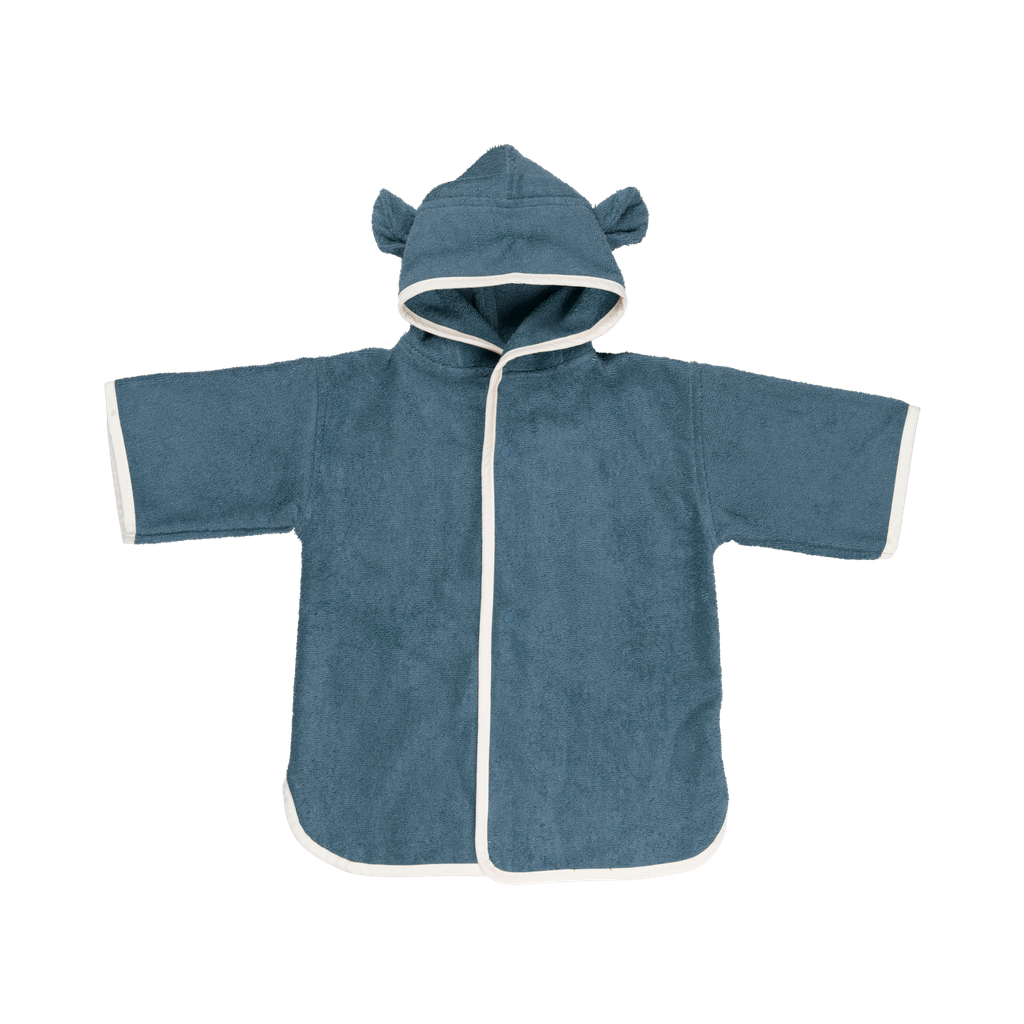 Poncho-robe - Baby - Bear - Blue Spruce (primary)