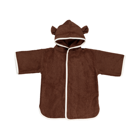 Poncho-robe - Baby - Bear - Chocolate (primary)