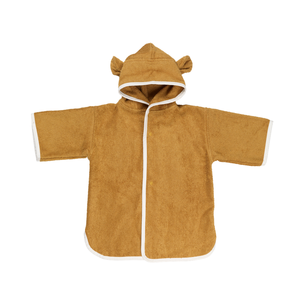 Poncho-robe - Baby - Bear - Ochre (primary)