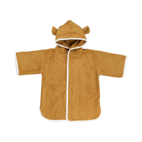 Poncho-robe - Baby - Bear - Ochre (primary)