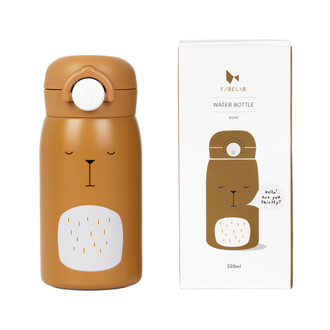 Water bottle - Small - Bear - Ochre (primary)