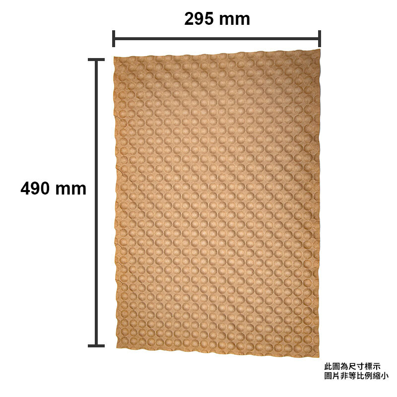 壓泡紙單片295x490尺寸