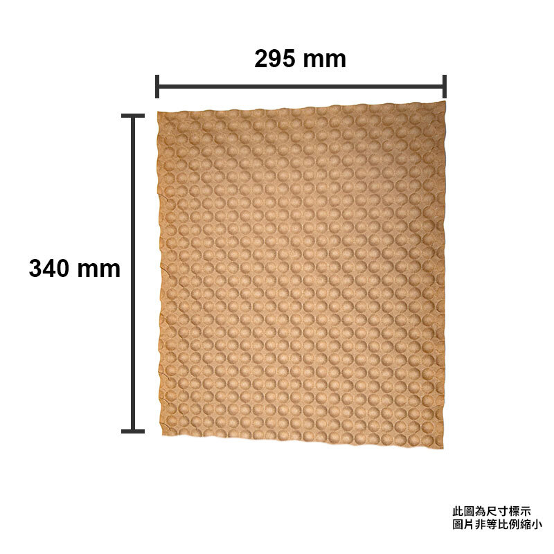 壓泡紙單片295x340尺寸