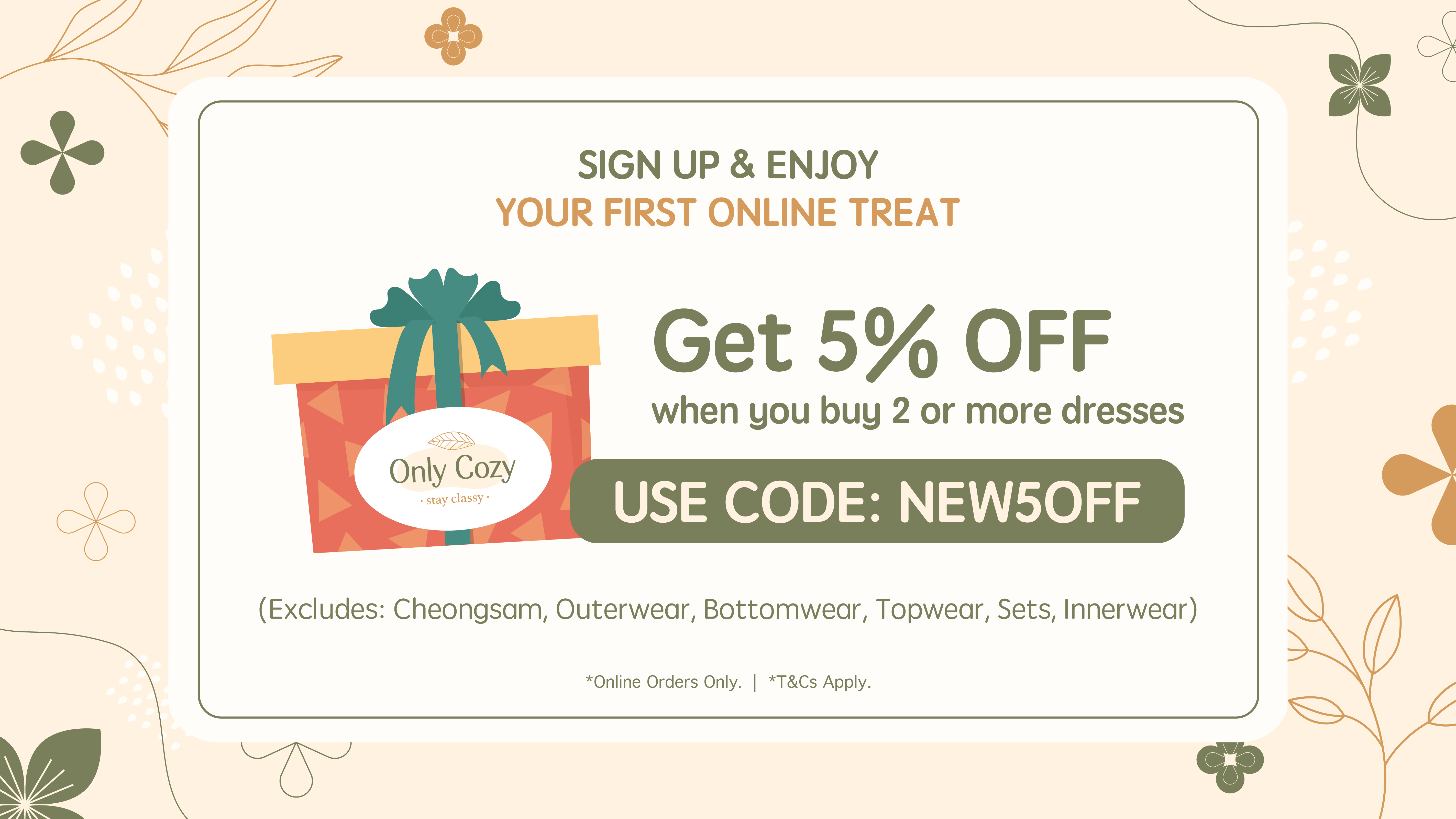  | ONLYCOZY.CO Official | Malaysia Fairy Dress Store 👗