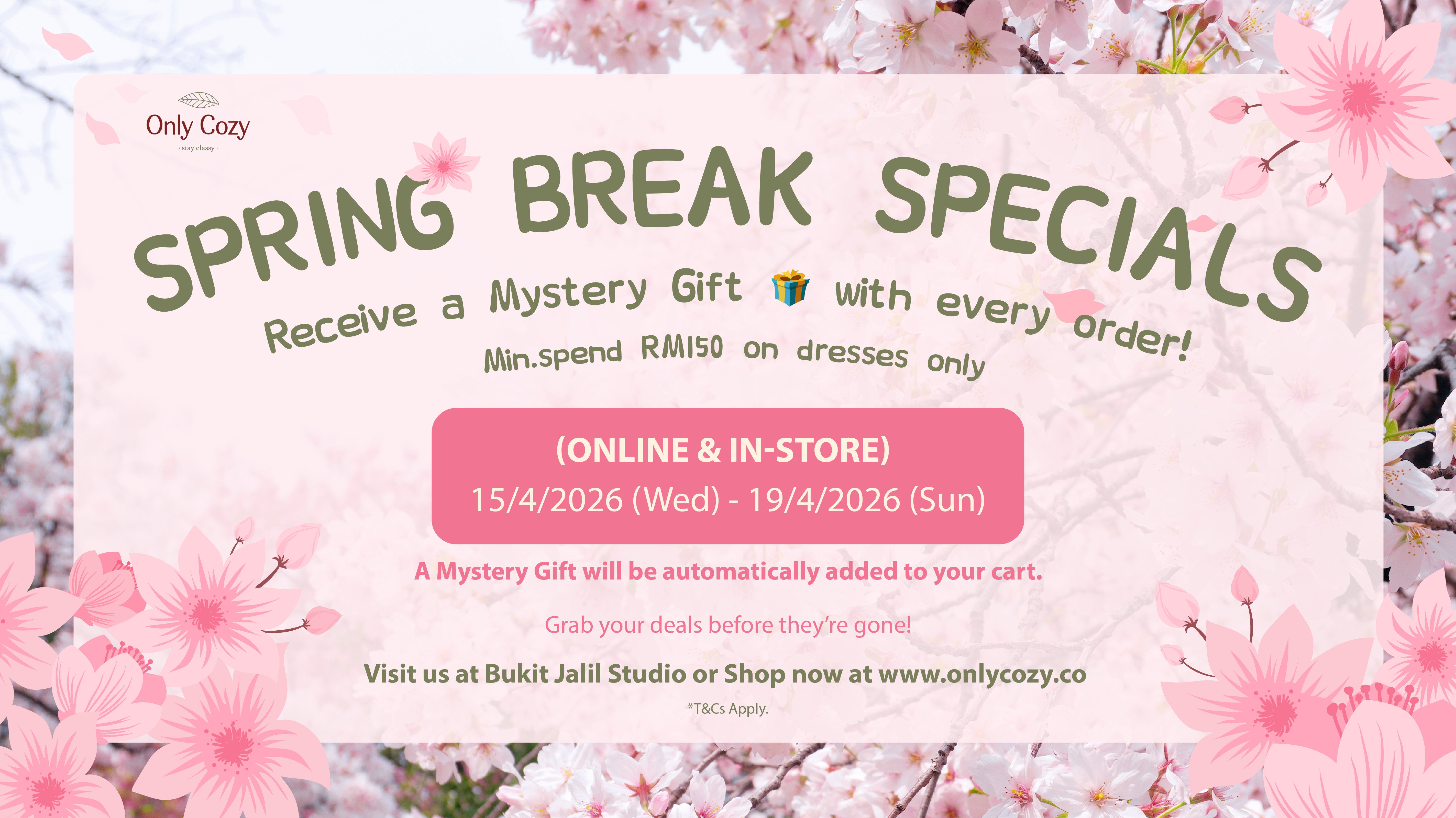  | ONLYCOZY.CO Official | Malaysia Fairy Dress Store 👗